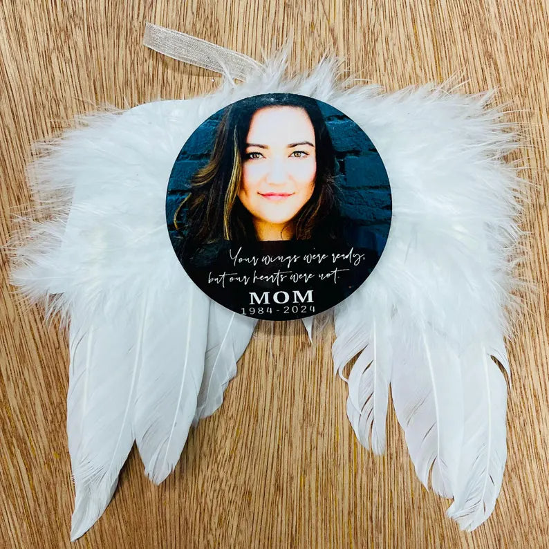 Christmas Ornaments - Angel Wings Memorial Ornament-O003
