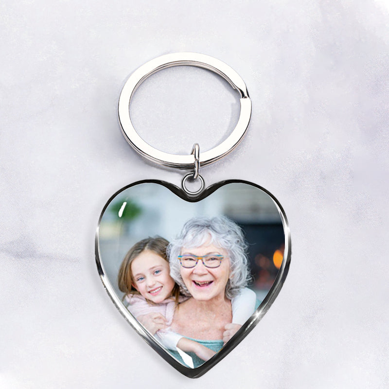 Heart-Shaped Pendant Personlized Keychain Mother's Day Gift-K009