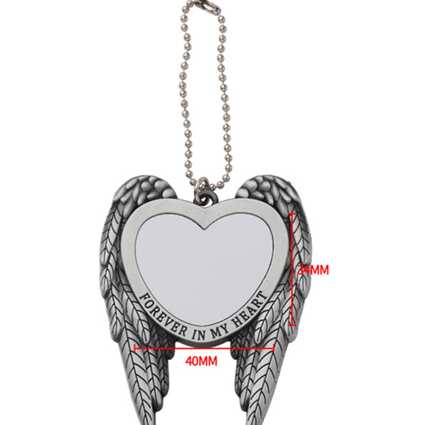 Christmas Ornaments - Angel Wings Forever In My Heart Ornaments-O004