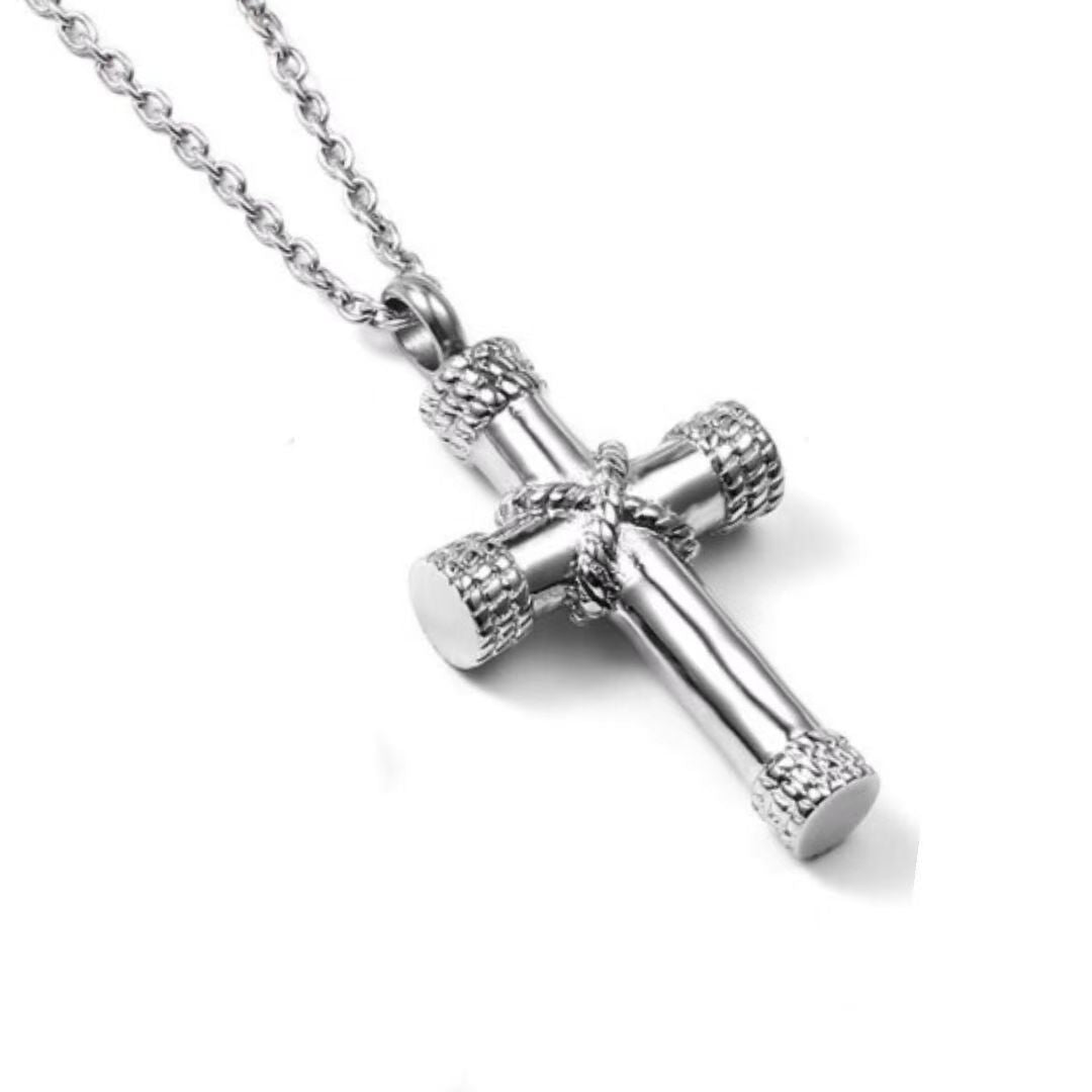 Cremation Urn Necklace Cross Pendant for Ashes-A020