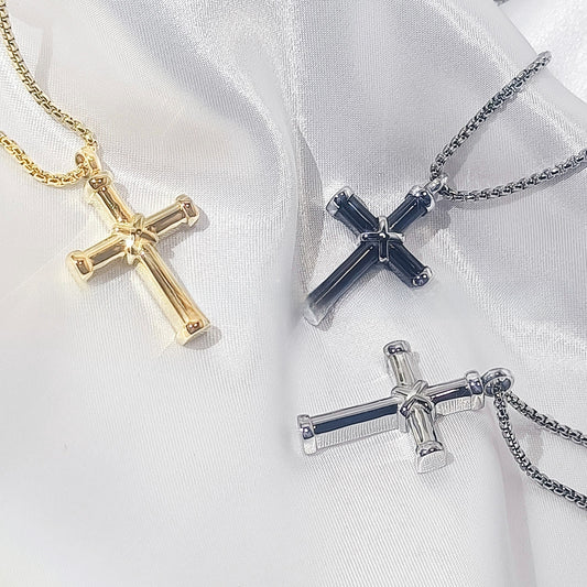 Cremation Urn Necklace Cross Pendant for Ashes-A038