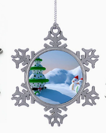 Christmas Ornaments - Snowflake-shaped Ornaments-O002
