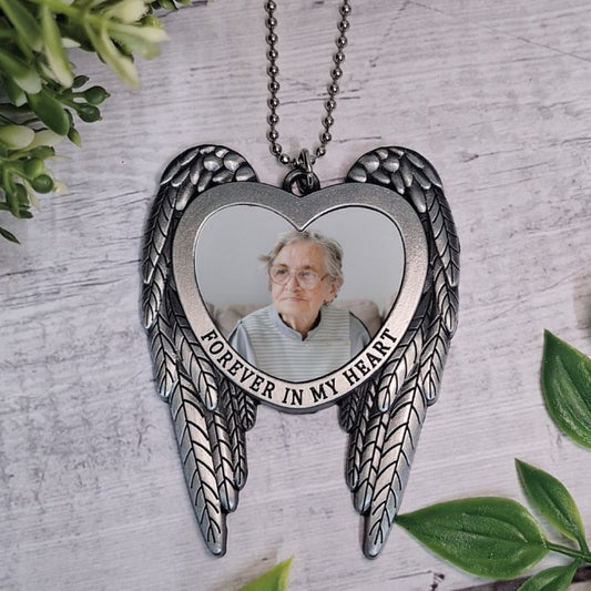 Christmas Ornaments - Angel Wings Forever In My Heart Ornaments-O004