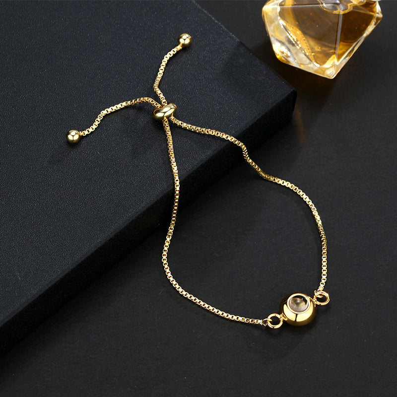 Personalized Photo Projection Bracelet Simple Style - P024